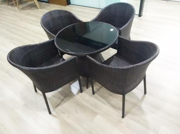 戶外藤桌+椅HB-112